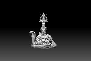 Trishul mahadev STL File for Printing 3D model