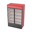Red Double Beverage Refrigerator 3D