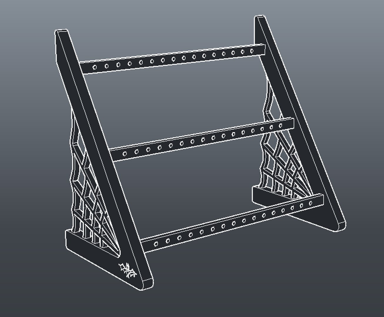 Gothic Earring Holder 3D Model - TurboSquid 2346209
