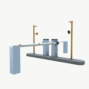 3D model Security Booth