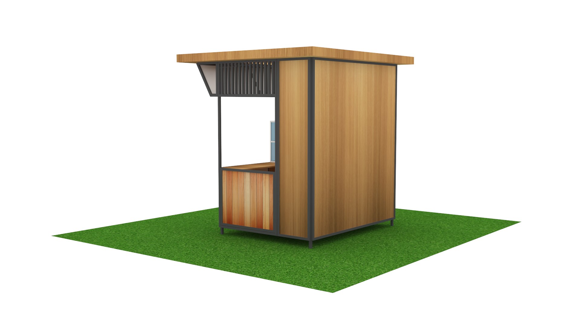Stall Stand Booth Food Drink 3D Model - TurboSquid 1944145