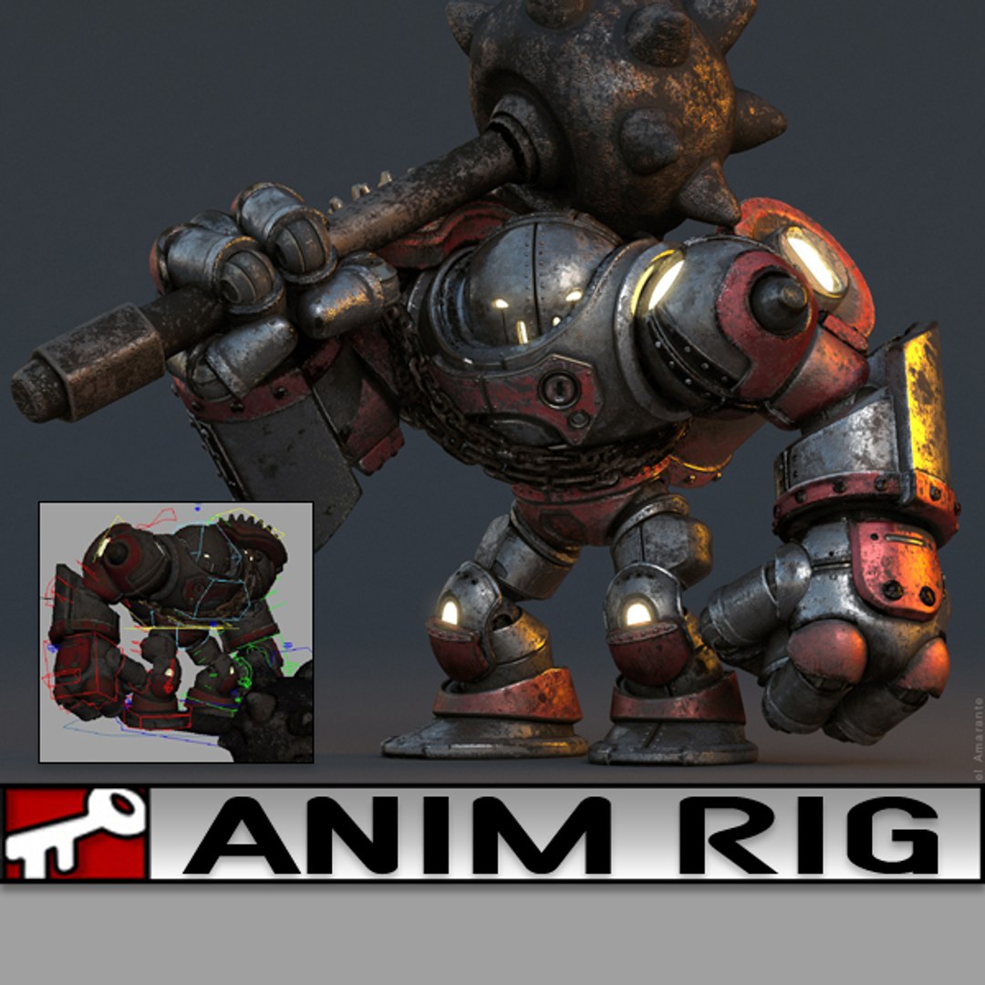 Rig Model - TurboSquid 1257551