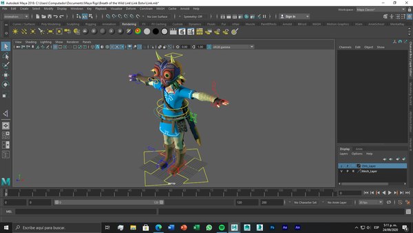 3D tloz botw link model - TurboSquid 1368544