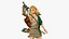 3D tloz botw link model