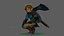 3D tloz botw link model