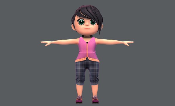 3D base girlv05 clothing v01