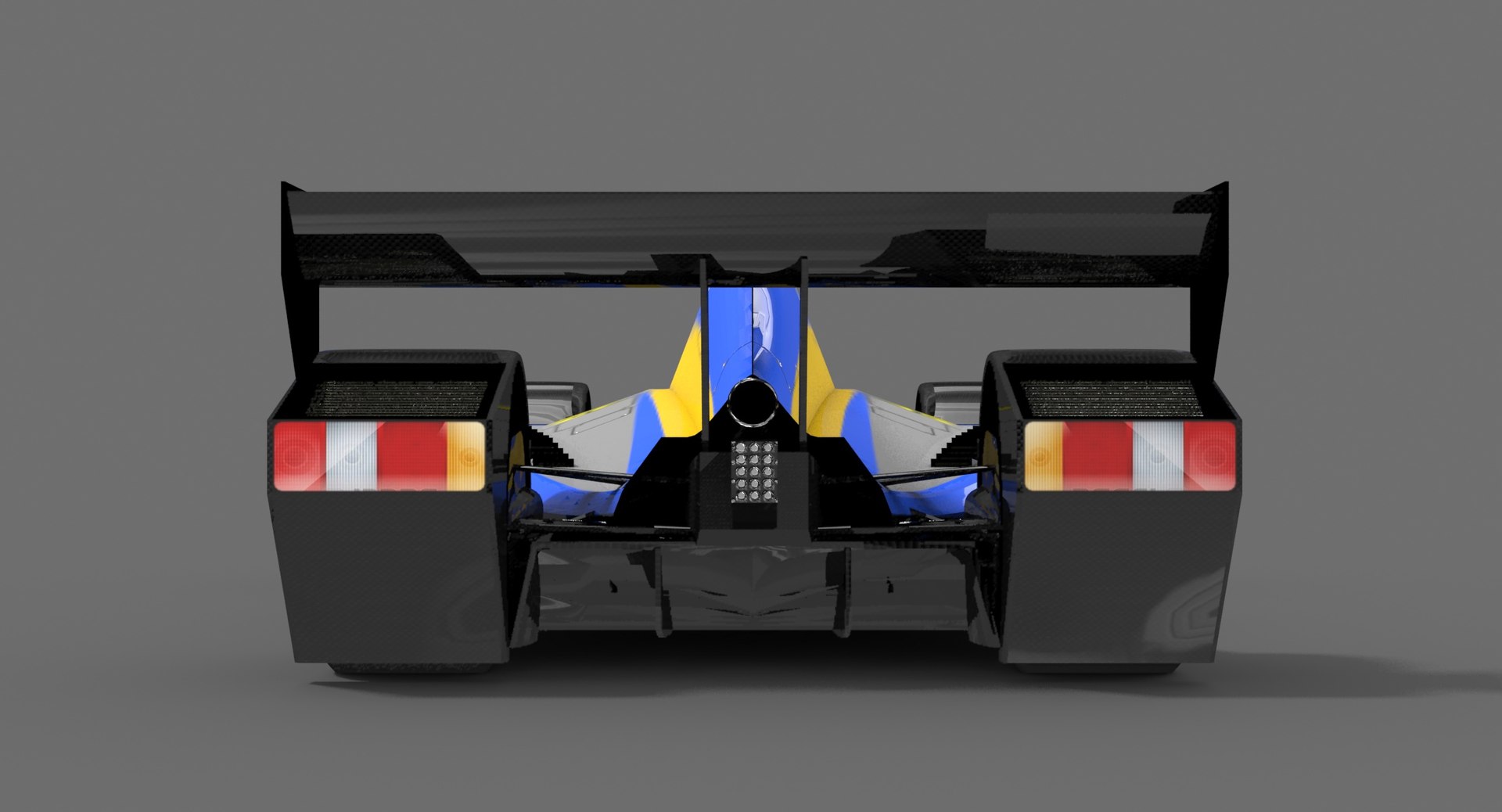 Low-poly Future Formula 3d Model