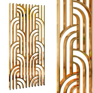 3D Decorative partition set 115 model