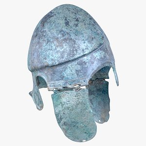 3D Chalcidian Bronze Helmet model