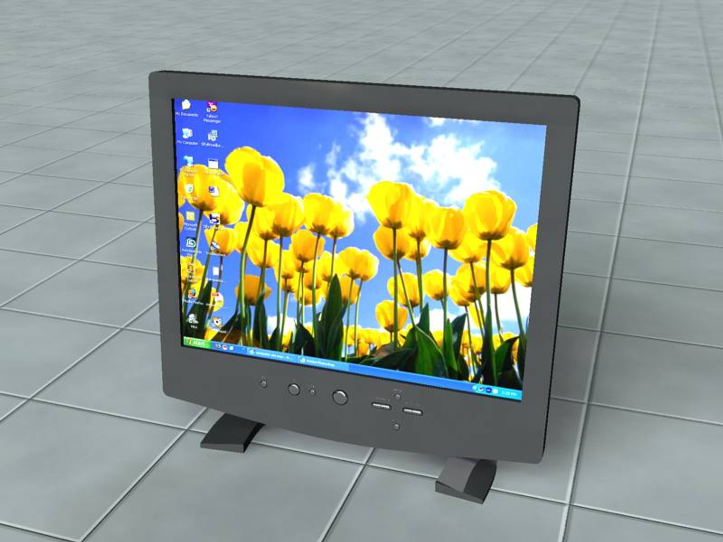 Monitor 3d Max