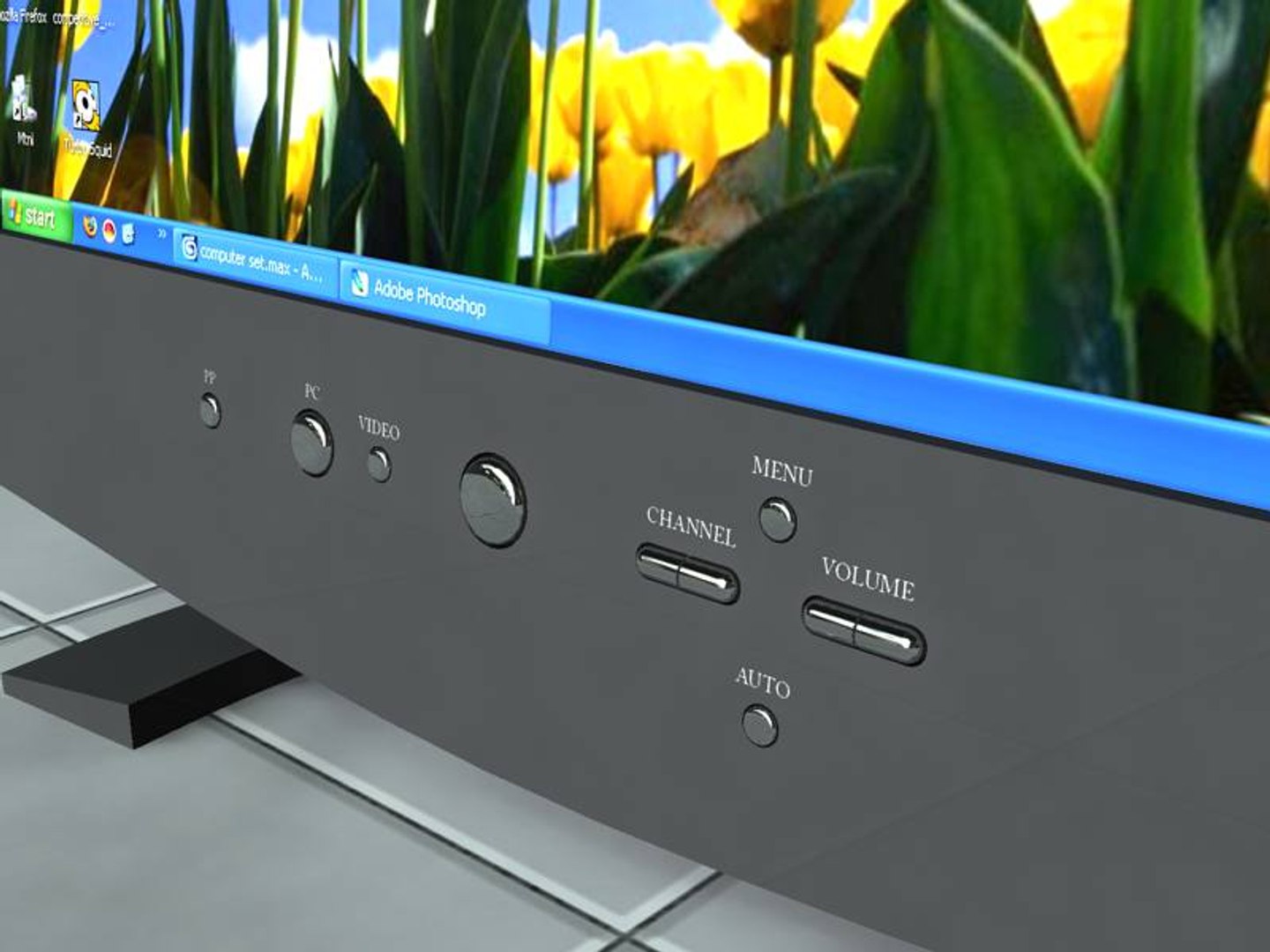 Monitor 3d Max