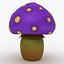 Cartoon Mushroom (Purple)