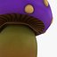 Cartoon Mushroom (Purple)