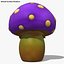 Cartoon Mushroom (Purple)