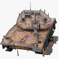 Merkava Mk4 Tank Destroyed