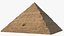 3D Great Sphinx and Giza Pyramids