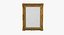 golden picture frame 3D model