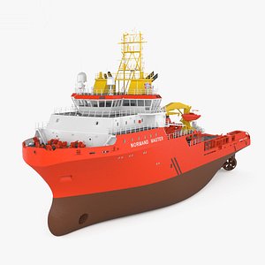 3D anchor handling tug model