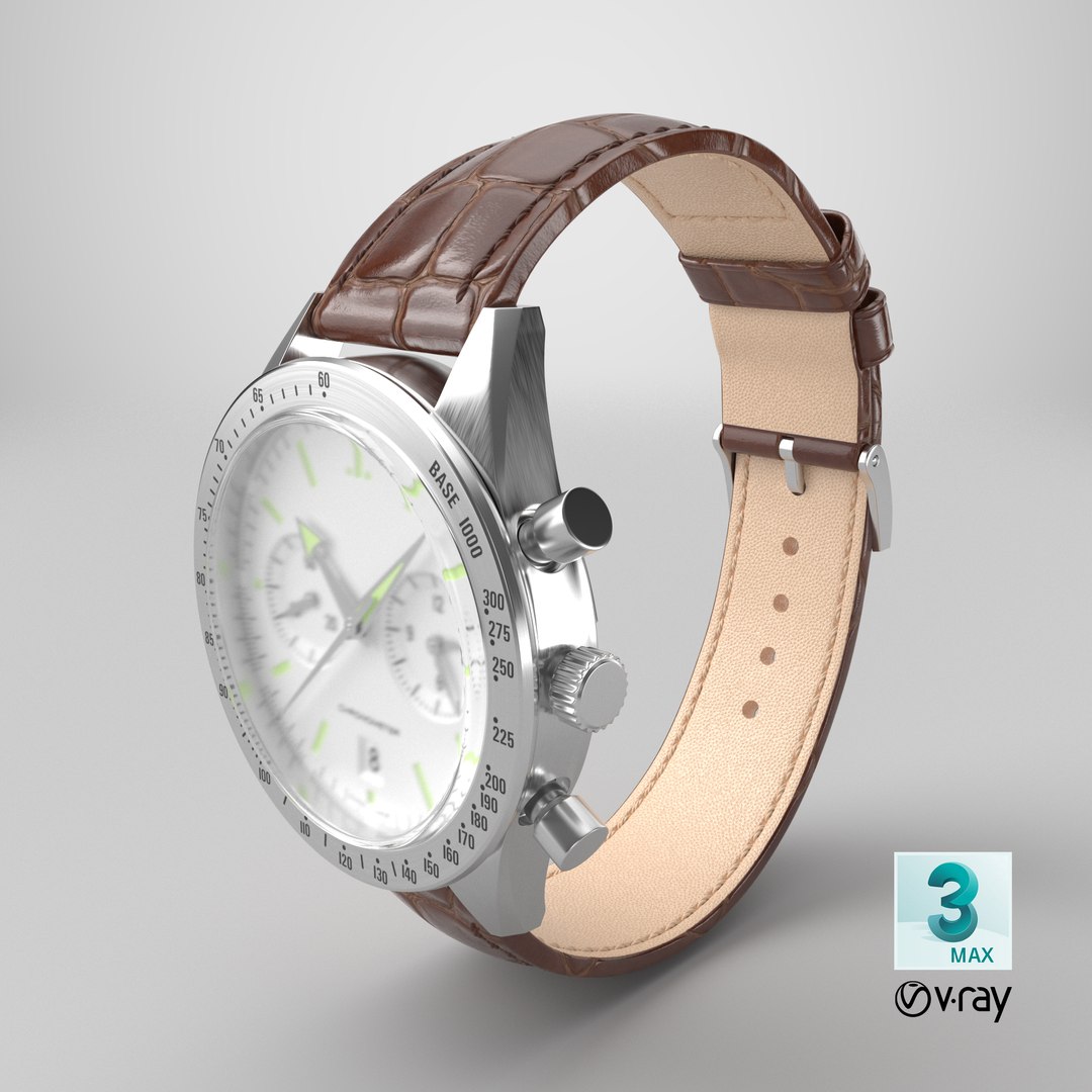 Chronometer Wrist Watch Brown Leather Bracelet White Dial 3D model https://p.turbosquid.com/ts-thumb/Fr/LqtAdW/di/stemcell_max_vray_render/png/1723822756/1920x1080/fit_q87/50cb2956ca67af69d89f8c3e88011e394cb9a6e9/stemcell_max_vray_render.jpg
