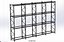 INDUSTRIAL WAREHOUSE METAL SHELVING ORGANIZED STORAGE RACK SHELF