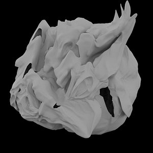 3D Crumpled Paper model