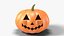 Calabaza tallada con tapa y vela pequeña, estilo Jack-o'-lantern - Accesorio de Halloween
