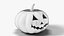 Calabaza tallada con tapa y vela pequeña, estilo Jack-o'-lantern - Accesorio de Halloween