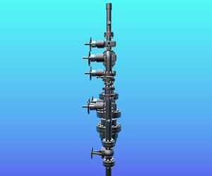 3d model oil valves