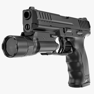 3d handgun heckler koch vp9 model