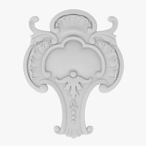 Cartouche Ornament 020 3D model