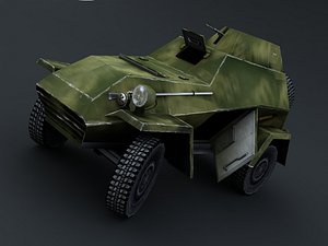 44 armoured car 3d model