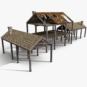 rubble burn derelict 3d model