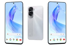 3D Honor 90 Lite White Low Poly model
