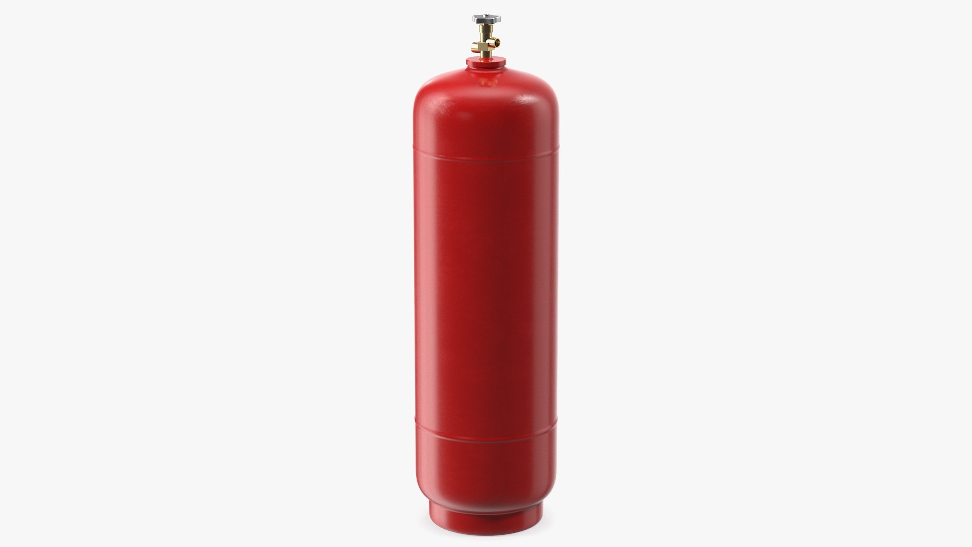 Acetylene Gas Cylinder 3D model preview