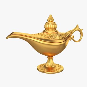 Gold magic lamp