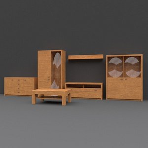 3d cabinet pbr details