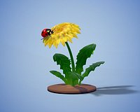 printready LADYBUG and FLOWER