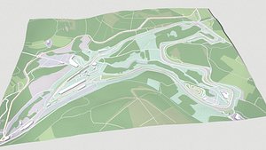 Circuit de Spa Francorchamps Belgium model