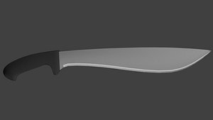 3d model jungle machete