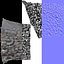 3d model stone corner wall