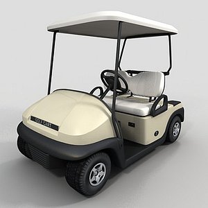 golf cart 3d max