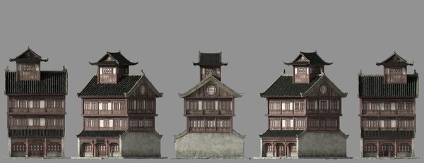 3D ancient architecture