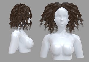 Curly Wavy Hairstyle