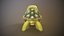 3D cartoon turtle model