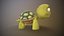 3D cartoon turtle model