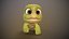 3D cartoon turtle model