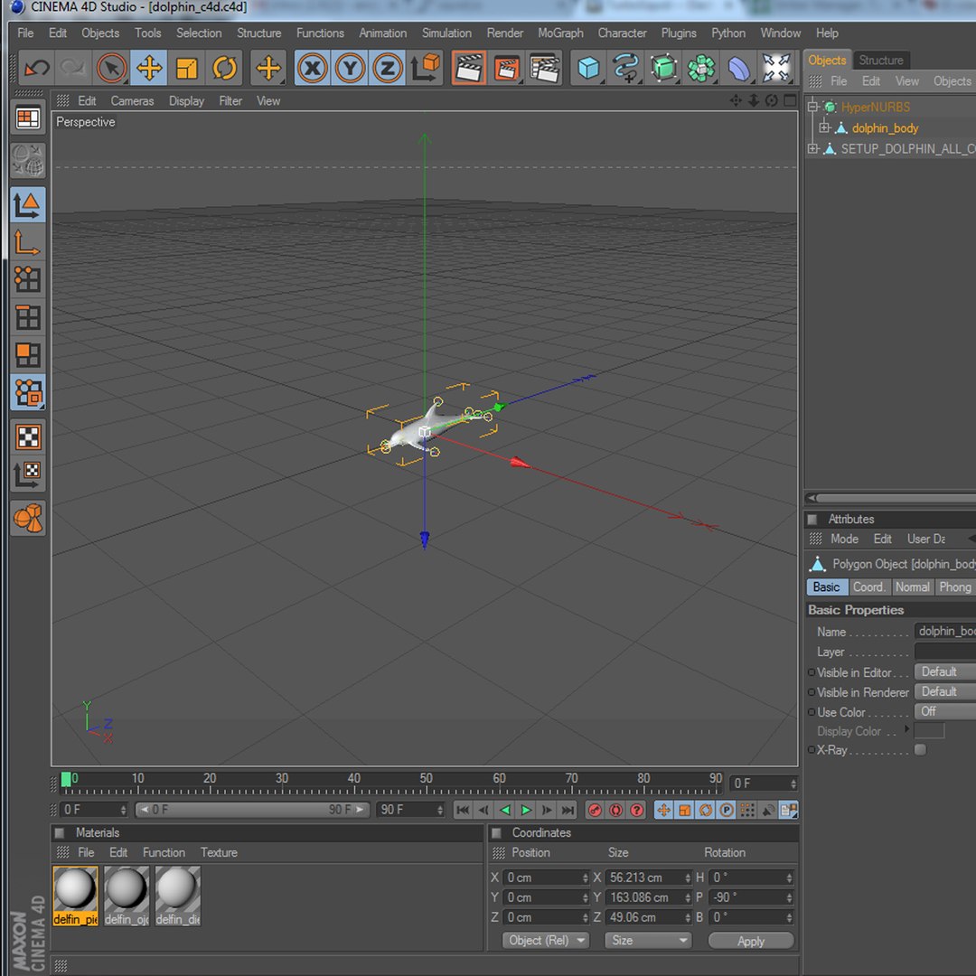 Max Dolphin Rigged Sea