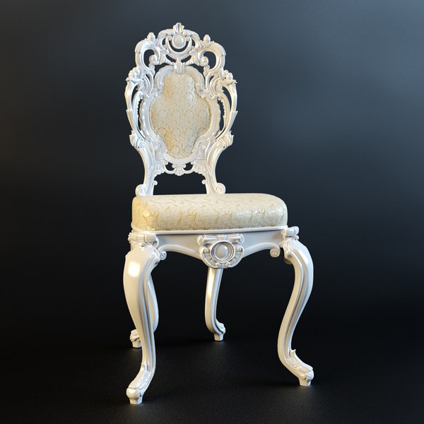 modelo 3d Silla de estilo barroco. - TurboSquid 953114