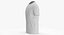 3D model T Shirt Worn Male Crew Neck Pose 01 White Blank and Banded Heather