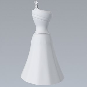 One shoulder dress